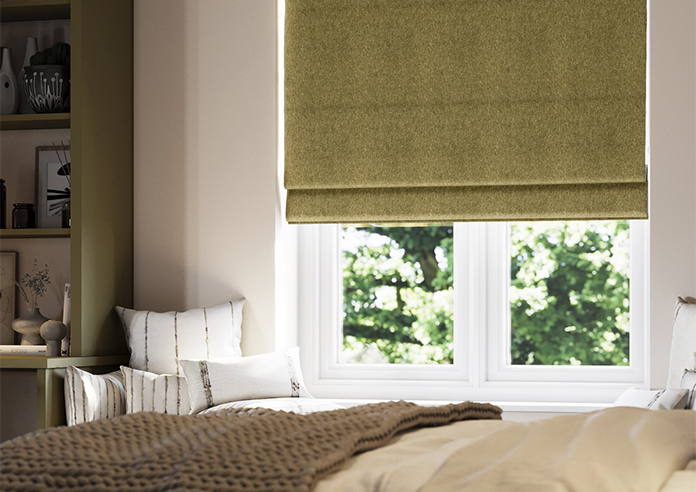 Wexley, Antique Gold - Twist&Fit Roman Blind - Image 5